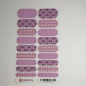 Jamberry Pink and Purple Patterned 1K54 Desert At Dusk Nail Wraps